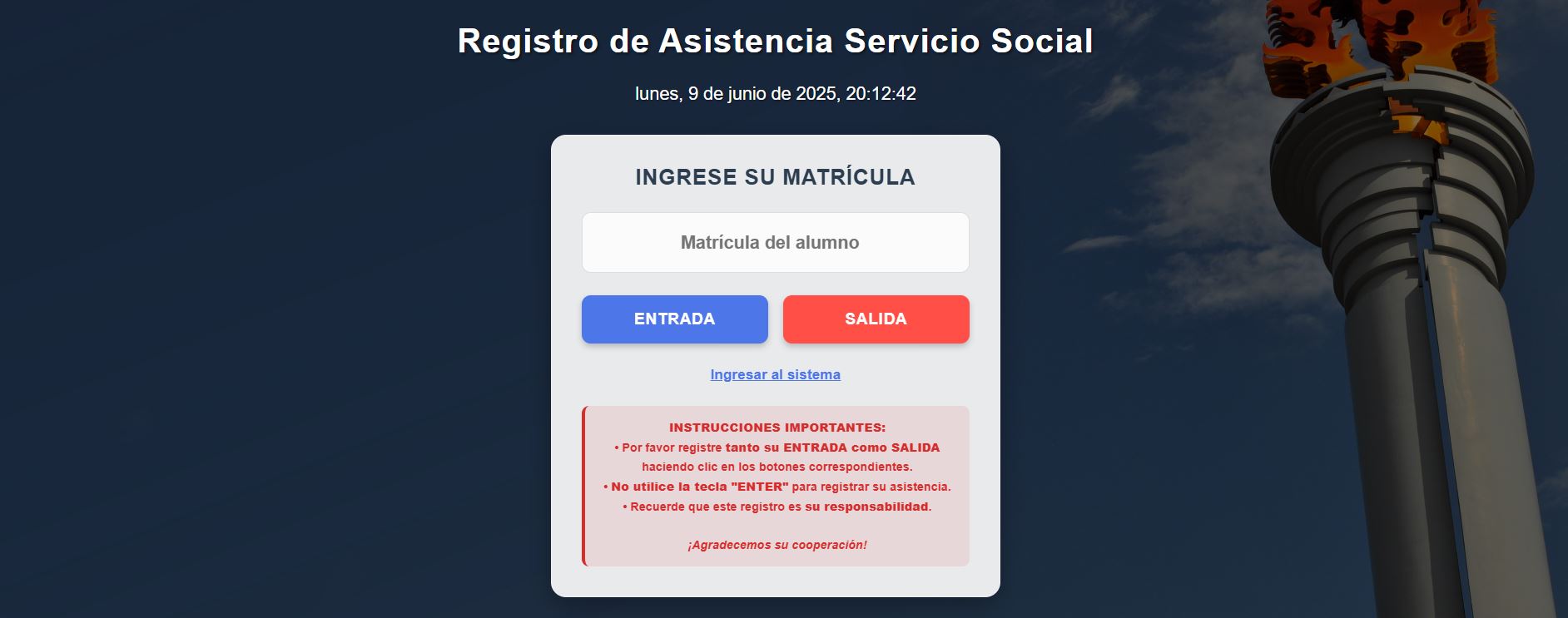 Registro de Asistencias